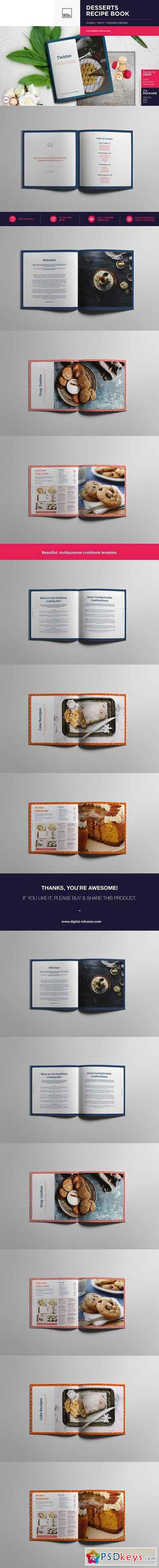 Twistee  Desserts Recipe Book 1211849