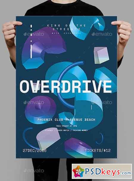 Overdrive Poster Flyer 19297314