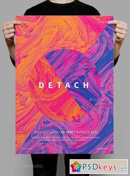 Detach Poster Flyer 19298058