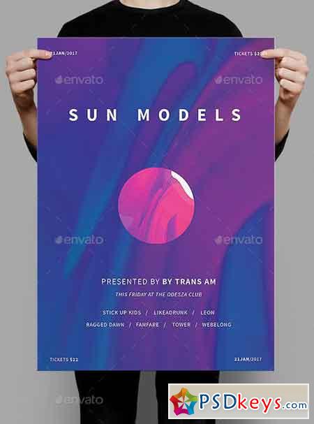 Sun Models Poster Flyer 19298208