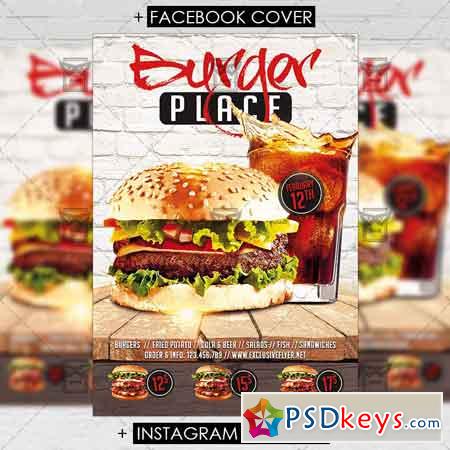 Burger Place - Premium Flyer Template