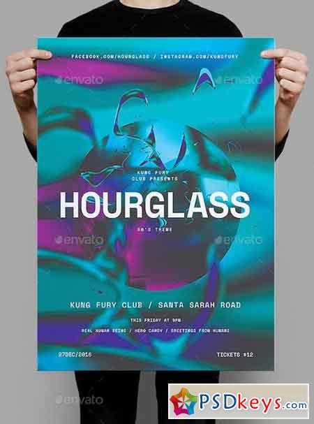 Hourglass Poster Flyer 19297409