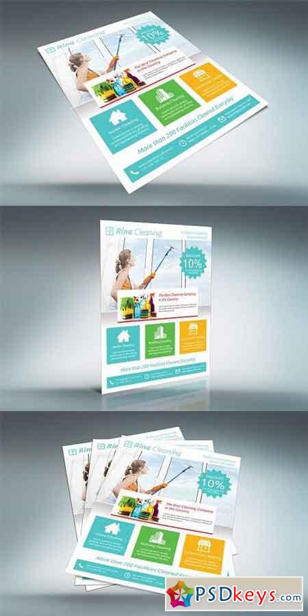 Cleaning Company Flyer - V002 277033