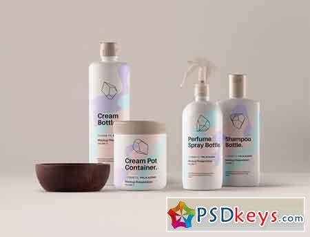 Psd Cosmetic Packaging Mockup Vol 11