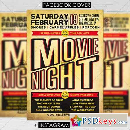 Movie Night - Premium Flyer Template