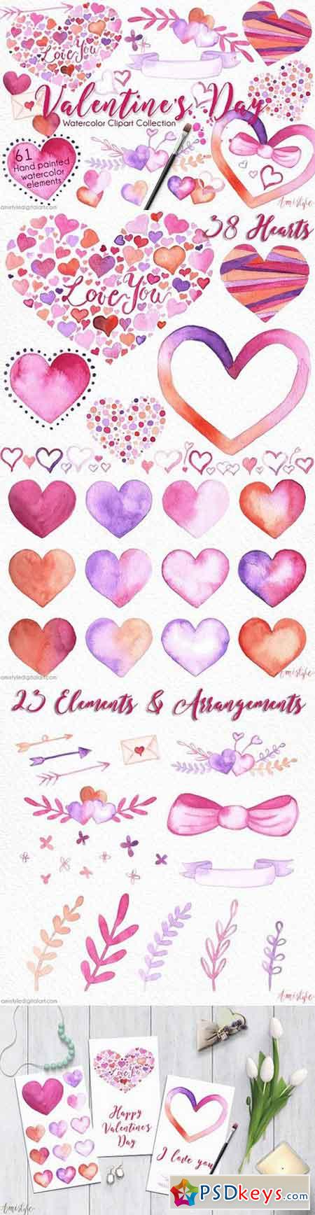 Valentine's Day Clipart Set 1179726