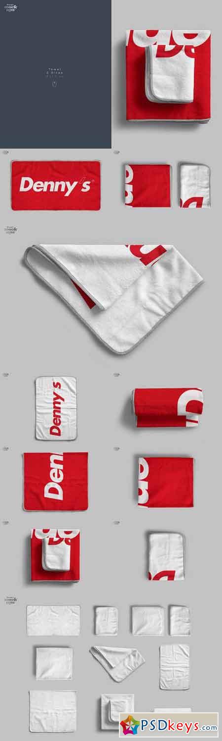 Towel 2 Sizes Mockup 772516