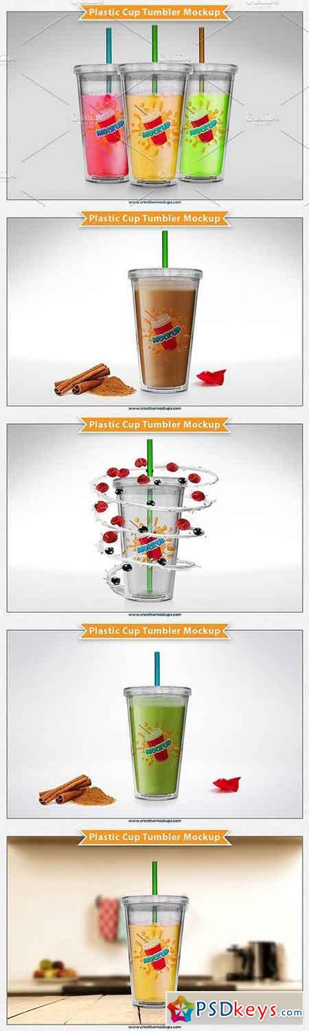 Plastic Cup Tumbler Mockup 718901