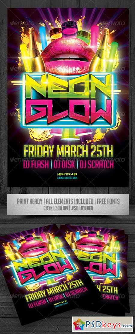 Neon Glow Flyer 834970