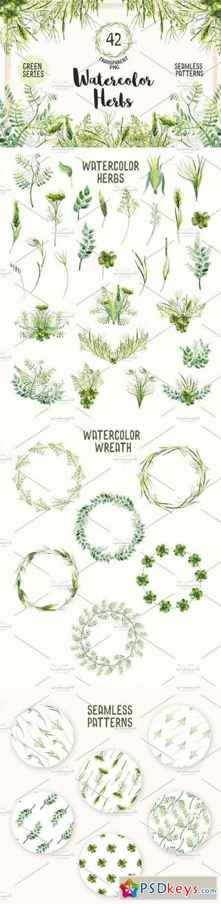 Watercolor Herbs Vol.2 738804