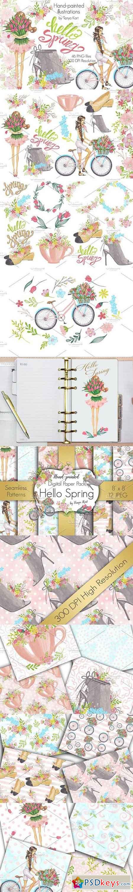 Hello Spring Hand-painted Collection 1238622