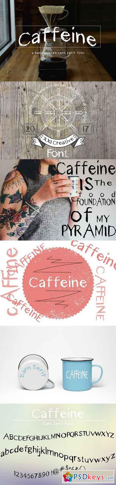 Caffeine a Sans Serif Font 1235202