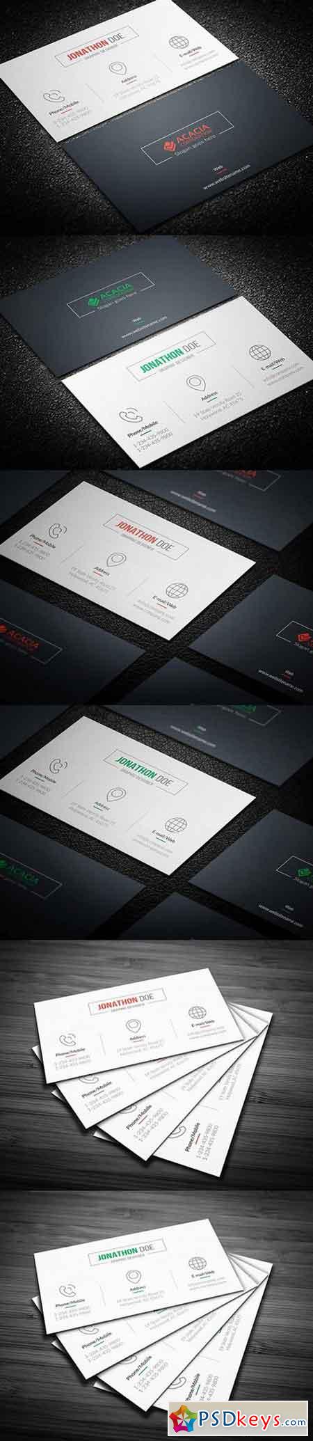 Sleek and simple Business Card 791170