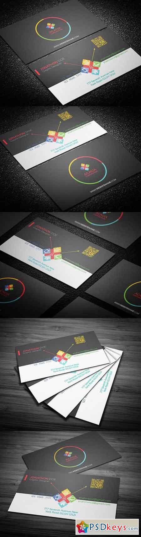 Infographic Business Card 792648