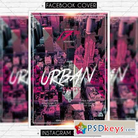 Urban Party  Premium PSD Flyer Template
