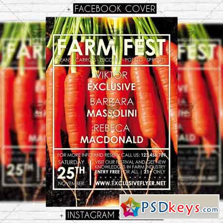 Farm Fest - Premium PSD Flyer Template