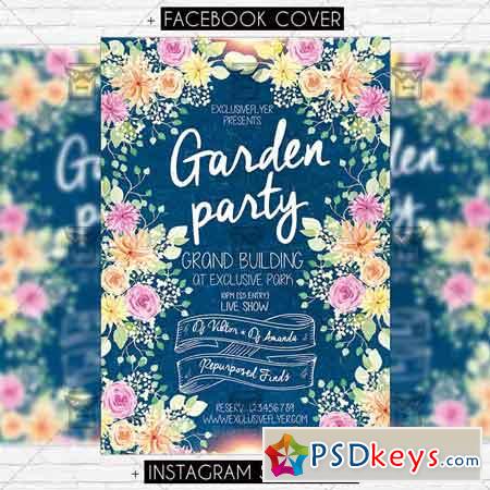 Garden Party  Premium PSD Flyer Template