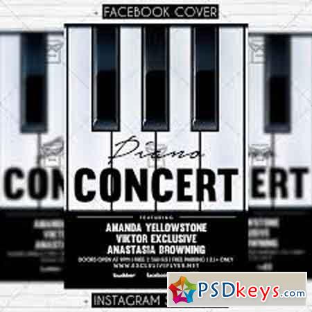 Piano Concert - Premium Flyer Template