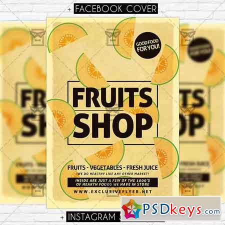 Fruits Shop - Premium Flyer Template