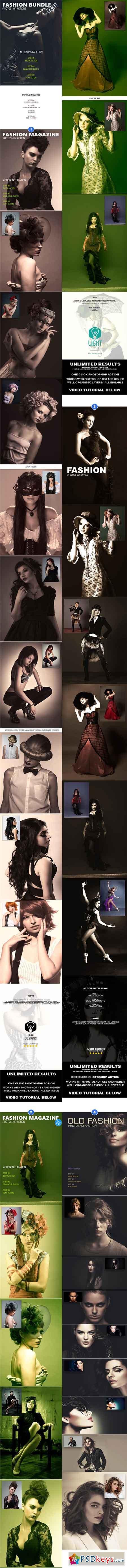Fashion Bundle - Photoshop Actions #5 19406389
