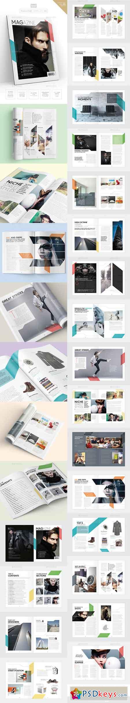 Magazine Template - InDesign 40 Page Layout V9 19303645