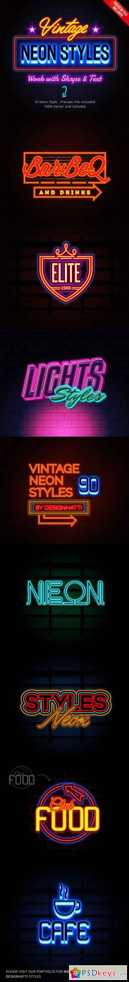 Vintage Neon Styles 19378940