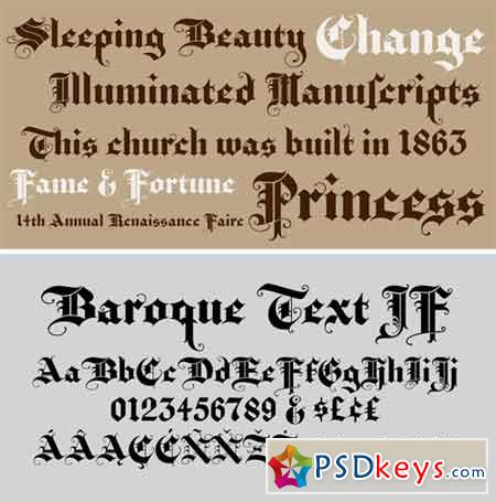 Baroque Text JF Font