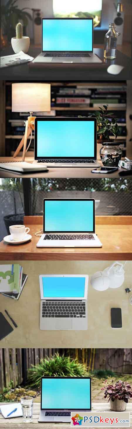 Macbook IMac Screen Display Mock-Up