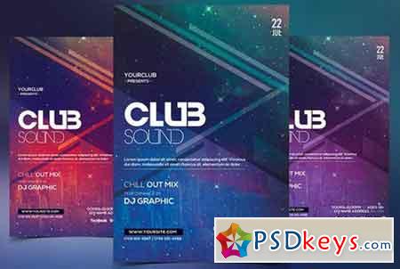 Club Sound - PSD Flyer Template 1256606