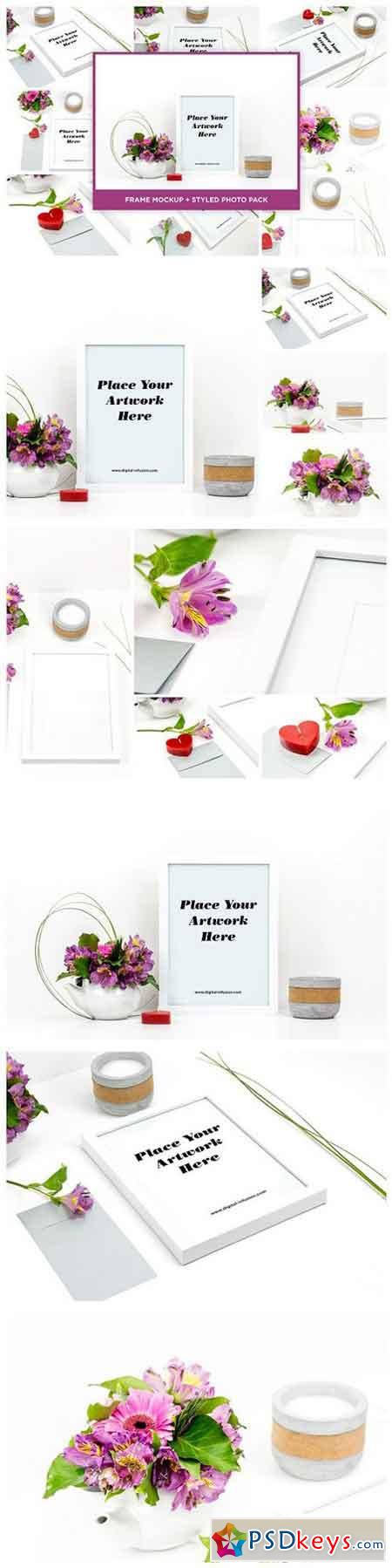 White Frame Mockup 1258473