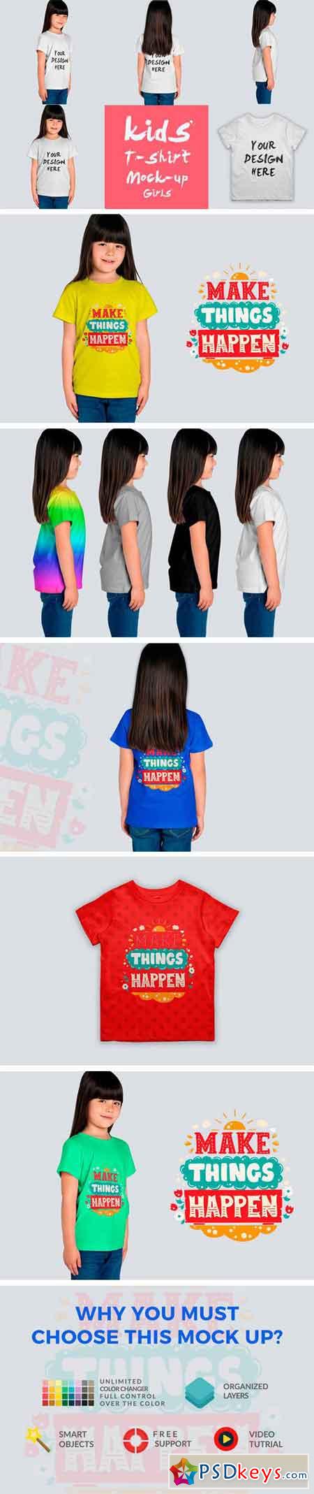 Kids T-shirt Mock-up 1256855