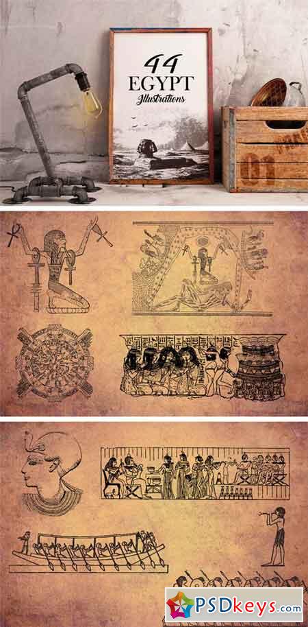 44 Egypt Illustrations 1275959