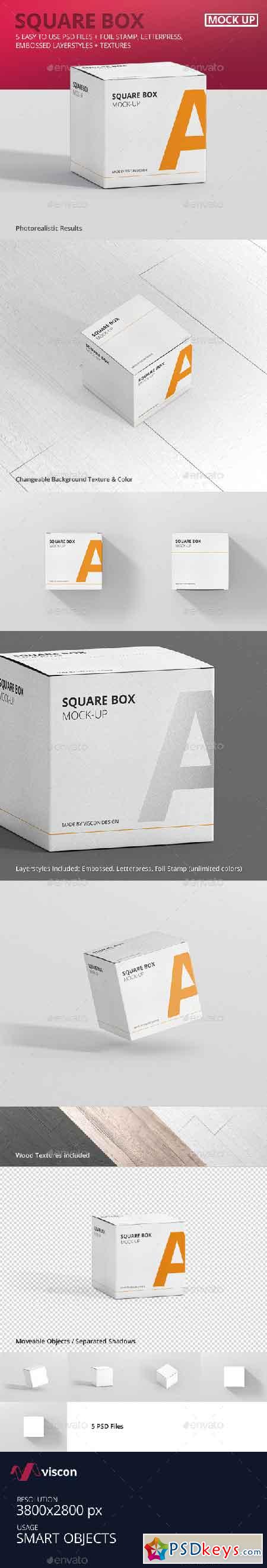 Download Package Box Mock-Up - Square 16209044 » Free Download ...