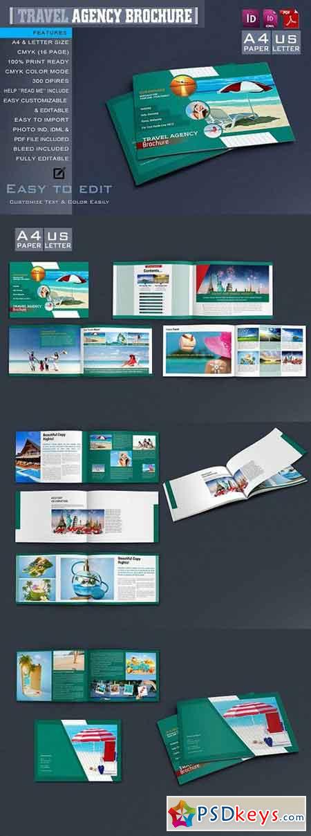 Travel Agency Brochure Catalog 1269496