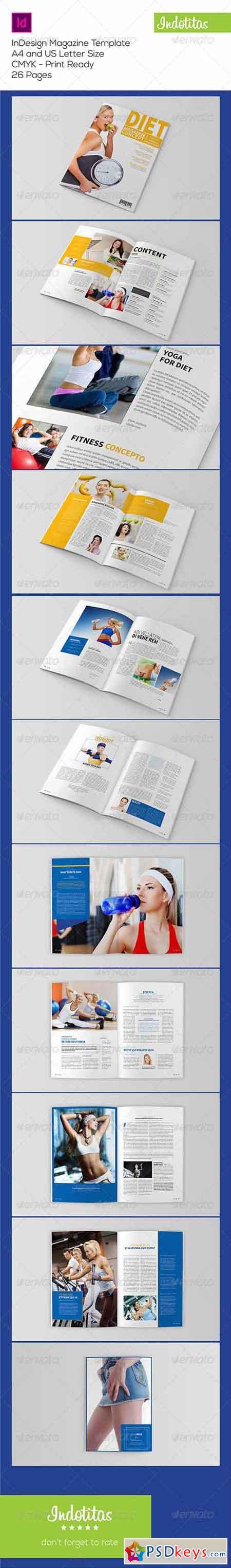 Healthy Magazine Template 7987515