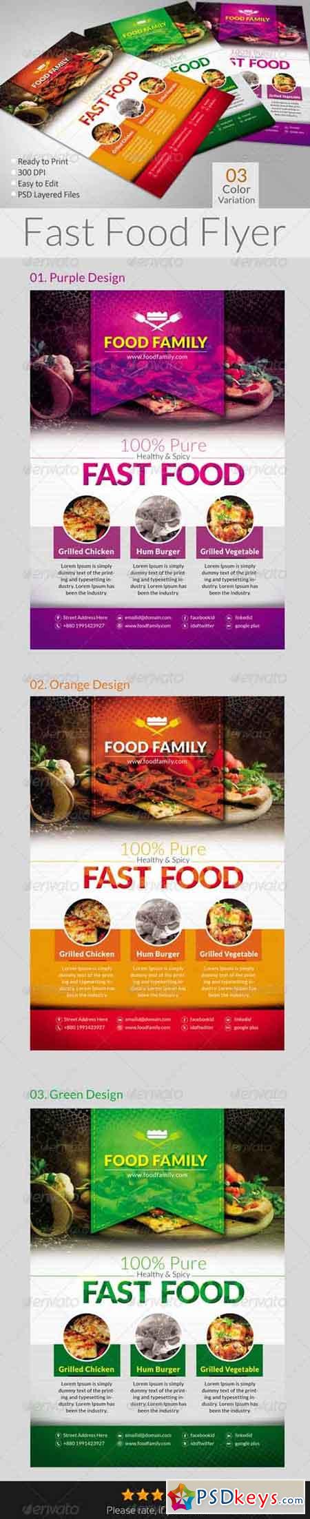 Fast Food Flyers 6550291