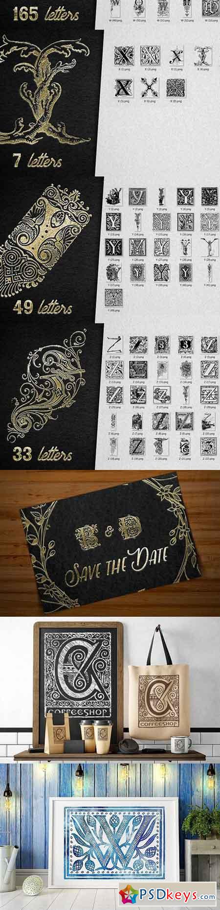 VINTAGE LETTERS COLLECTION 1170716