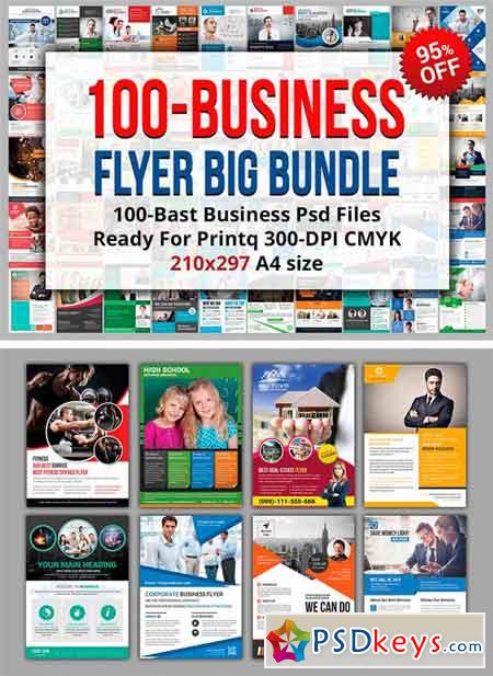 100-Best Business Flyer Bundle 1141176