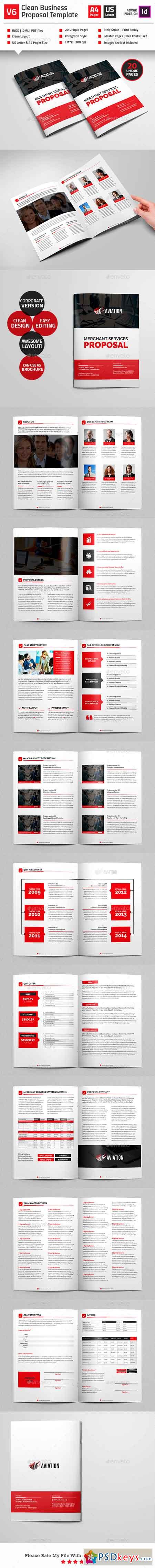 Clean Business Proposal Template V2 15739333