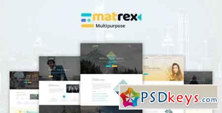 Matrex - Ultra Professional PSD Template 17761159
