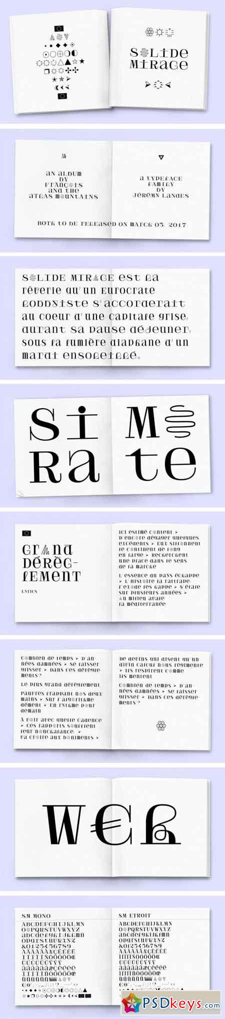 Solide Mirage Font Family