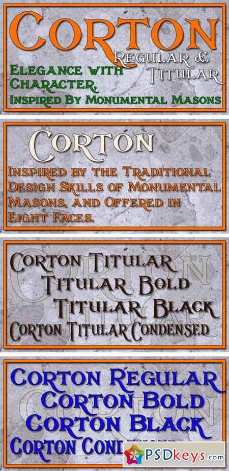 Corton Font Family