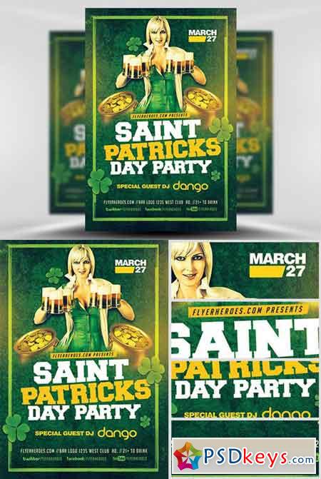 St. Patricks Day Party Flyer Template