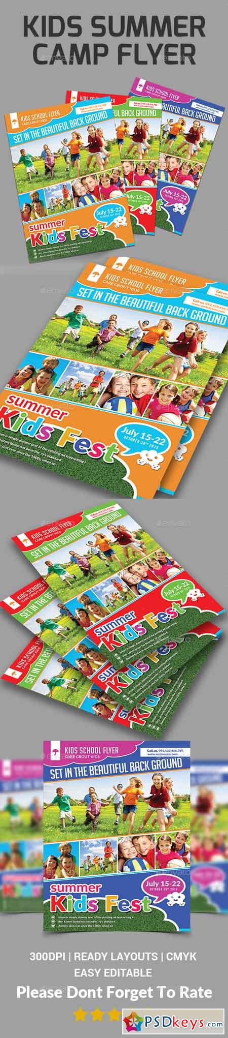 Kids Summer Camp Flyer 16047233
