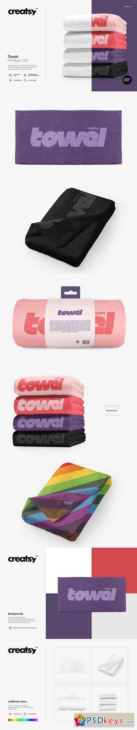 Towel Mockup Set 1288769