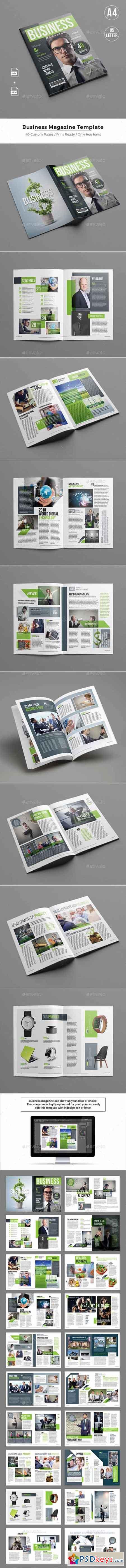 Business Magazine Template 19479725