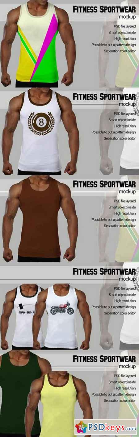 Black man Sportwear Mockup 1302347