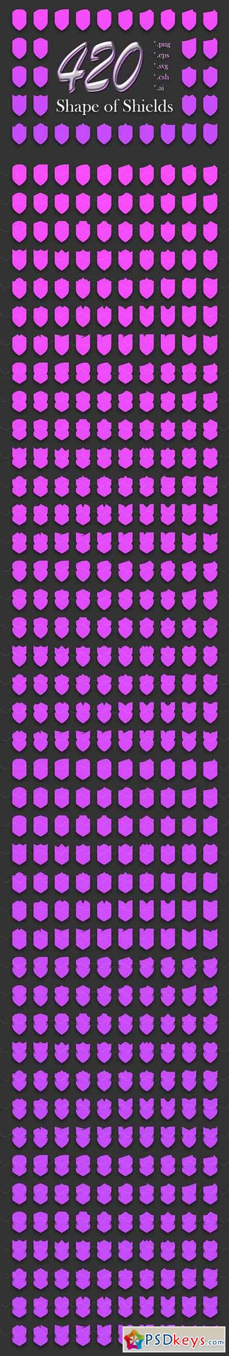 420 Shapes of Shields 1300053