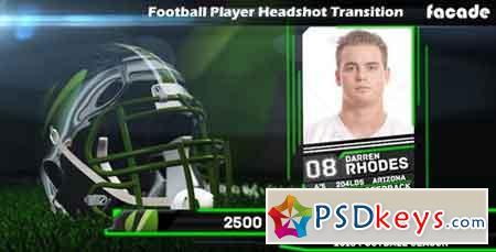 Football Player Headshot Transition 8431456 - After Effects Projects