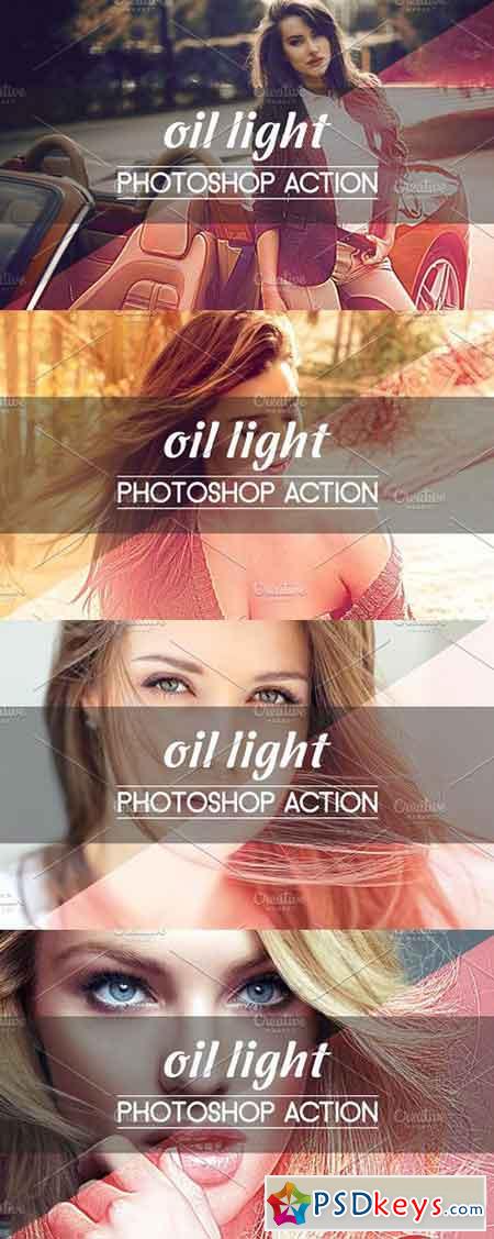 Oil Light Photoshop Action 1290179